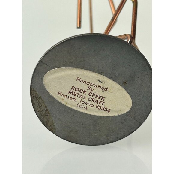 Rock Creek Metal Craft Nuts Wire Bolts Fly Fishing Art Welded Figure Eclectic - Picture 13 of 15